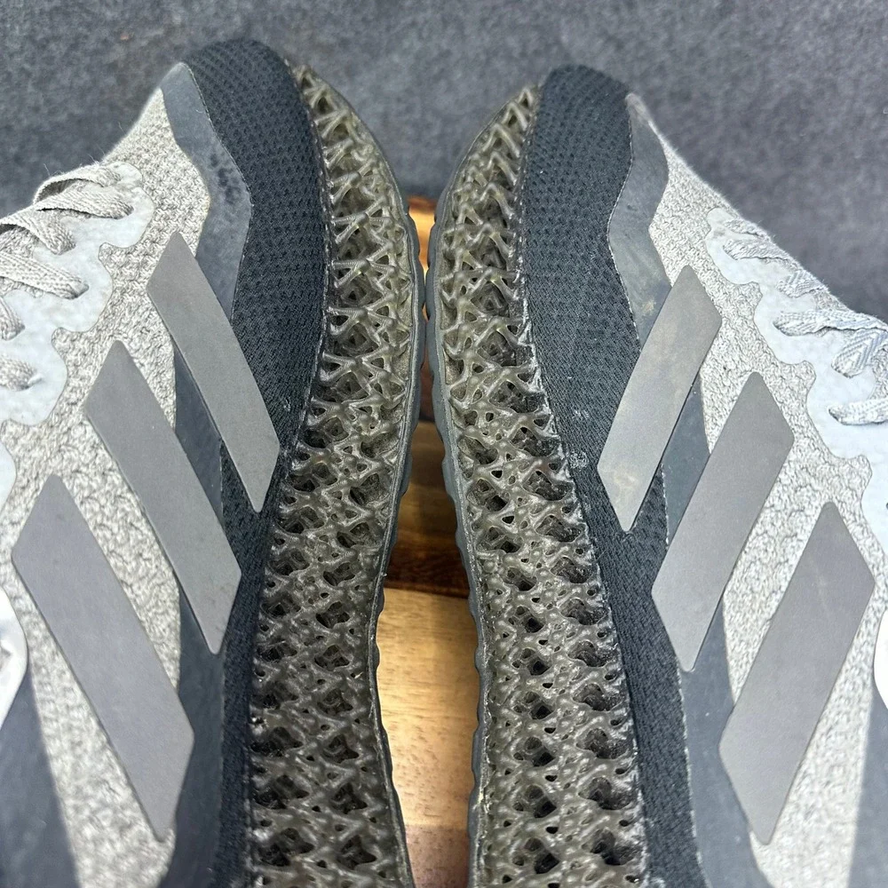 Adidas 4DFWD 2 Running Shoes HP3205 Halo Silver Carbon Men's Size 12 4D